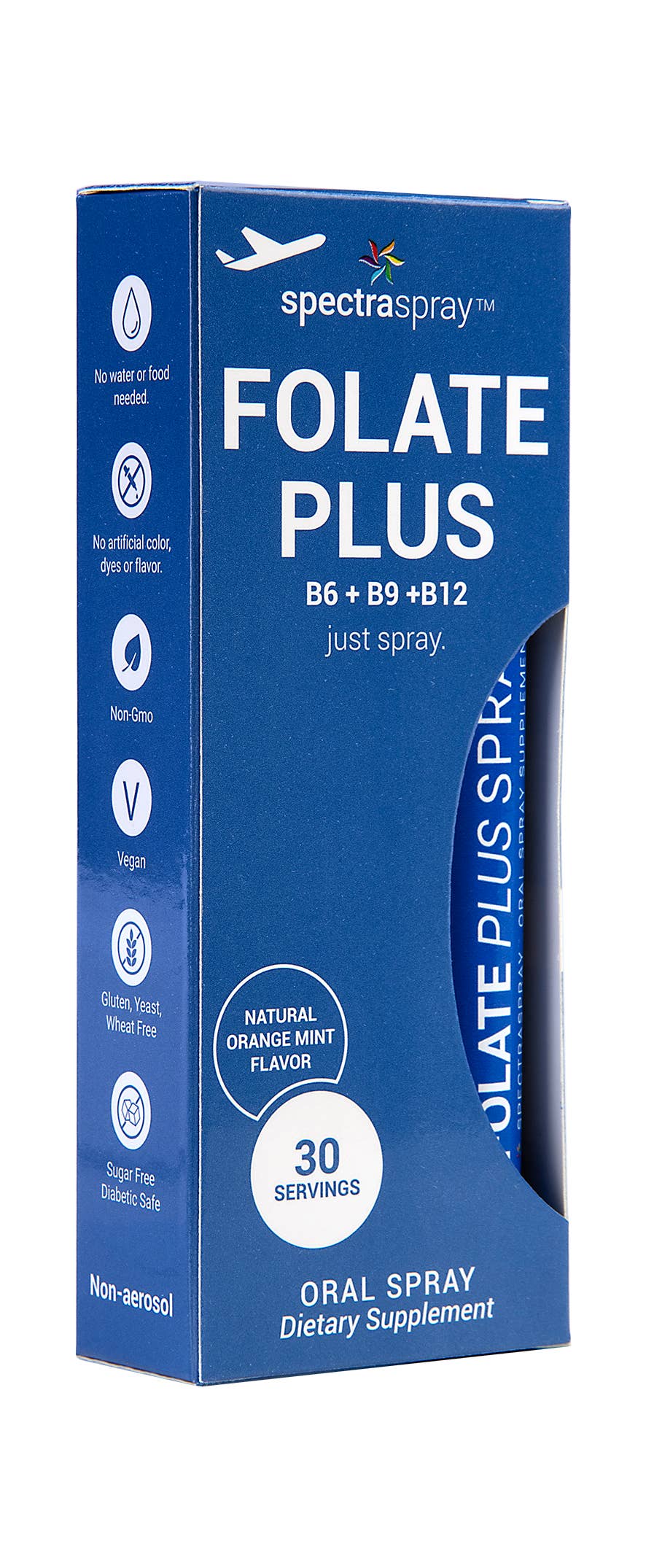 Folate Plus Oral Spray Vitamin - B6 + B9 + B12