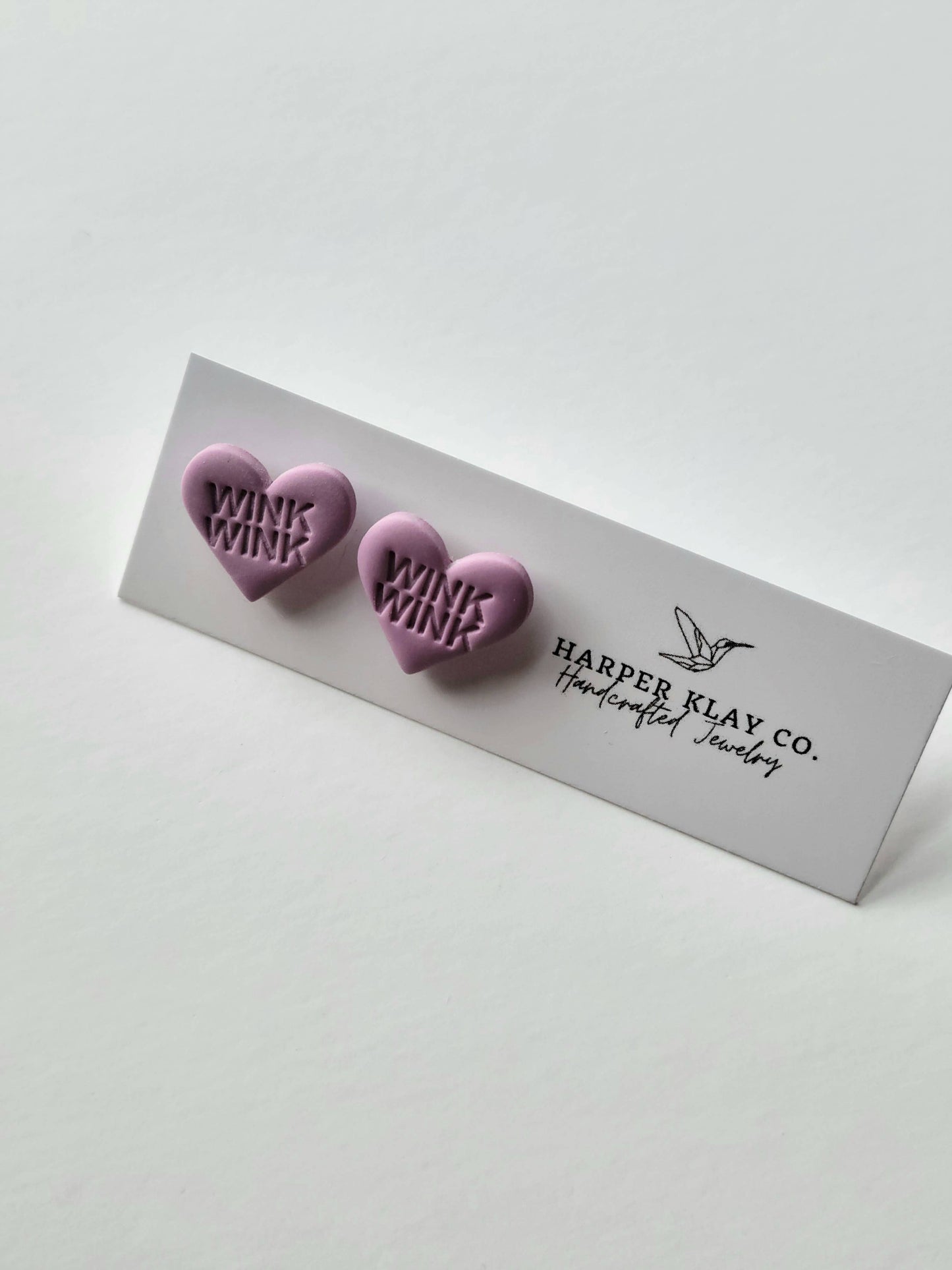 The Candy Heart Set-Valentines Day Polymer Clay Earrings