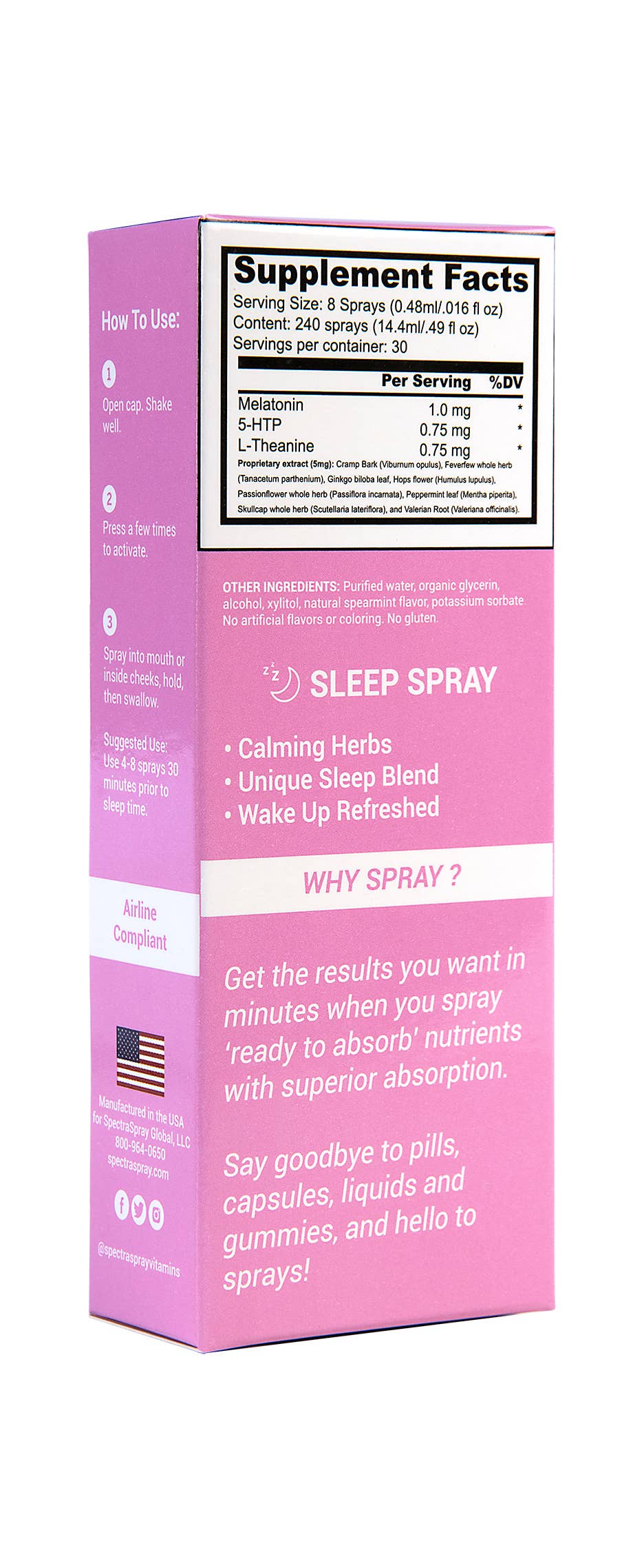 Sleep Oral Spray Supplement