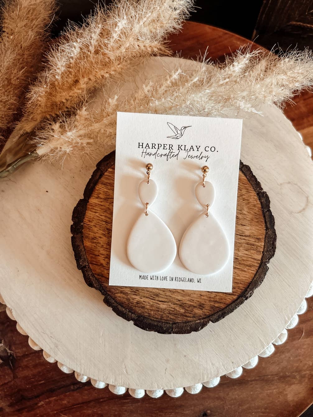 The Harper Set- Polymer Clay Dangle Earrings