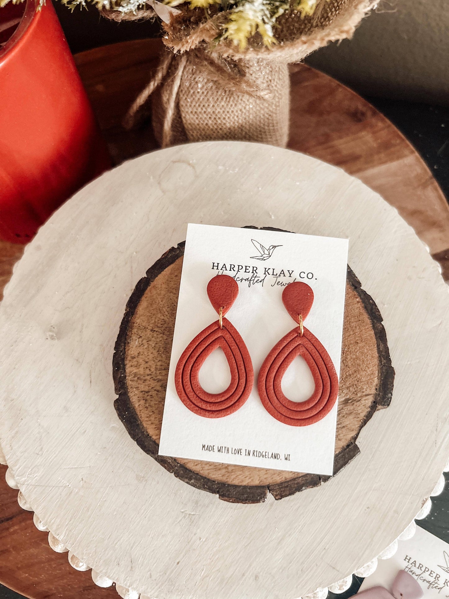 The Bridget Set- Polymer Clay Dangle Earrings