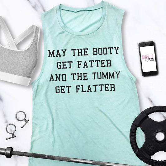 Booty Fatter Tummy Flatter Workout Tank Top - Pick Style