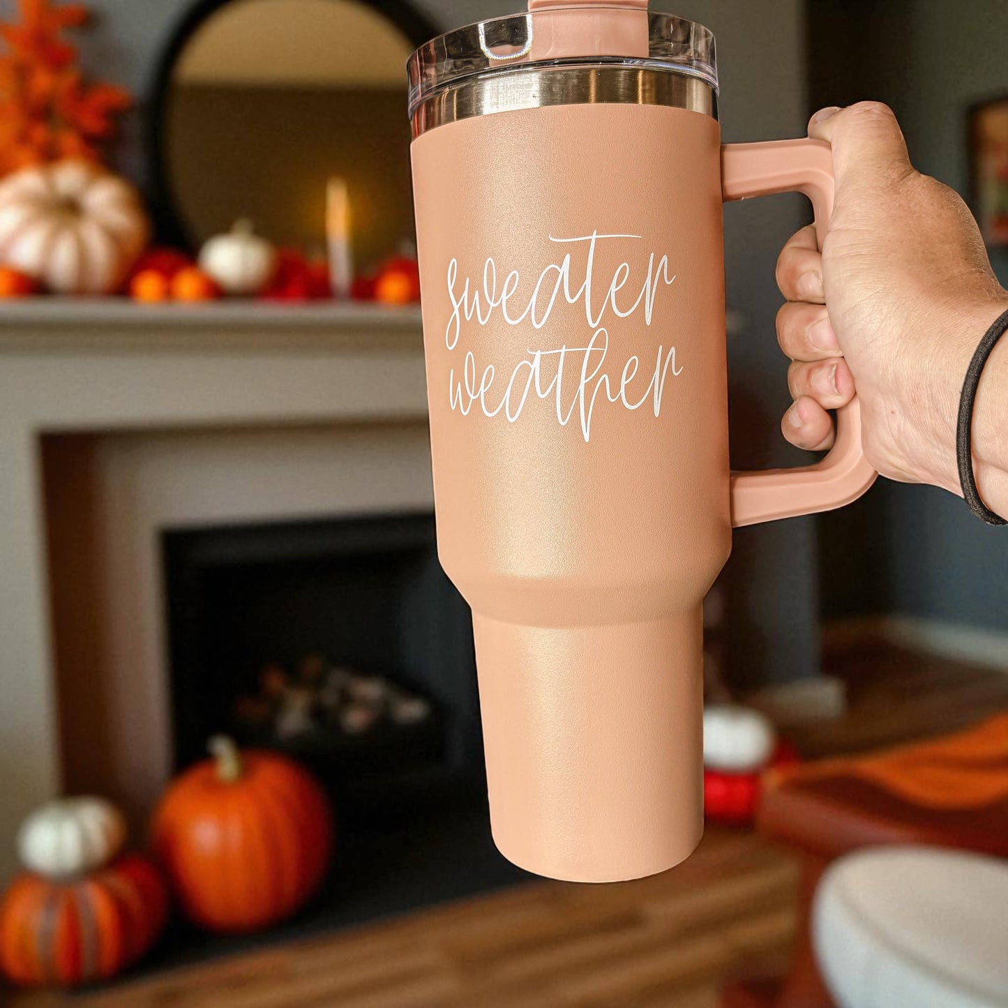 Halloween Tumblers 40 oz, Hocus Pocus Coffee Mugs for Fall