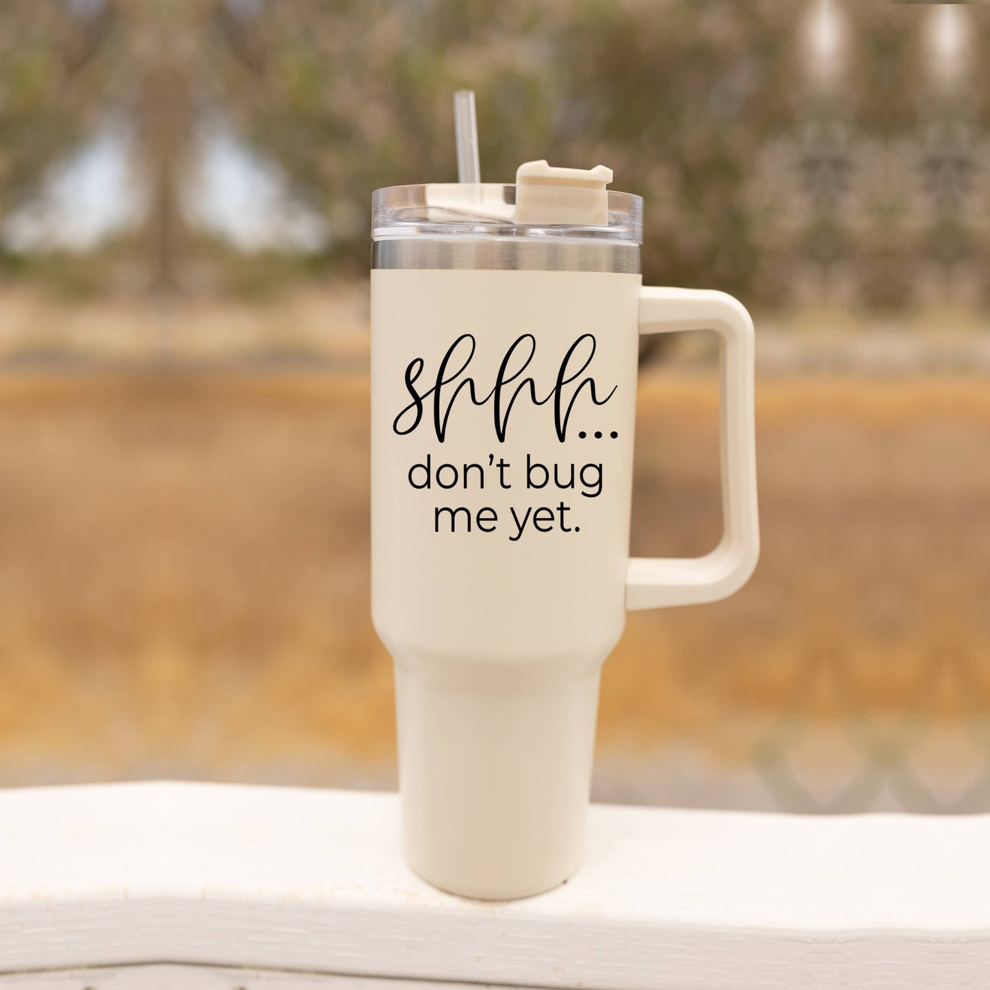 Fall Mug With Lid, Sweater Weather 40oz Insulated Coffee Cup