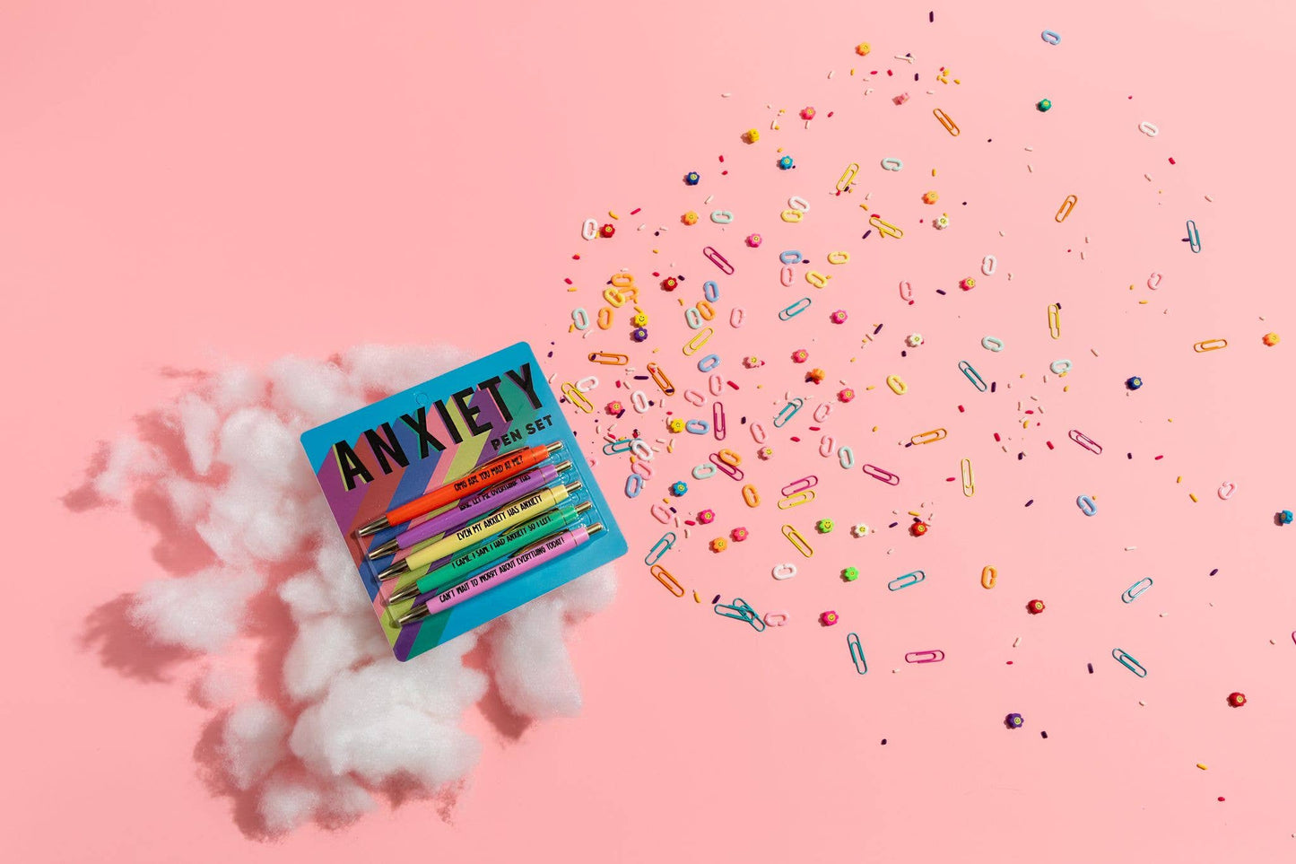 Anxiety Pen Set (funny gifts, pens, stationery)