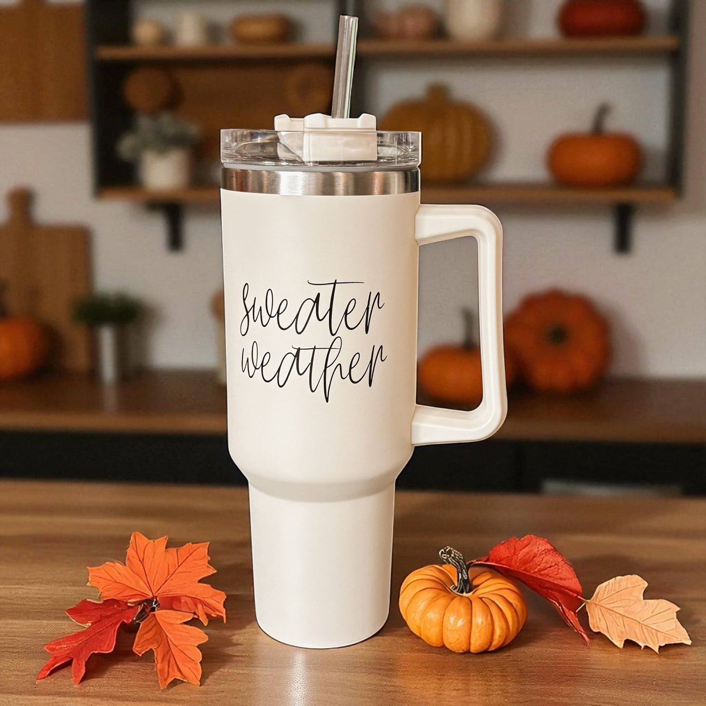 Halloween Tumblers 40 oz, Hocus Pocus Coffee Mugs for Fall