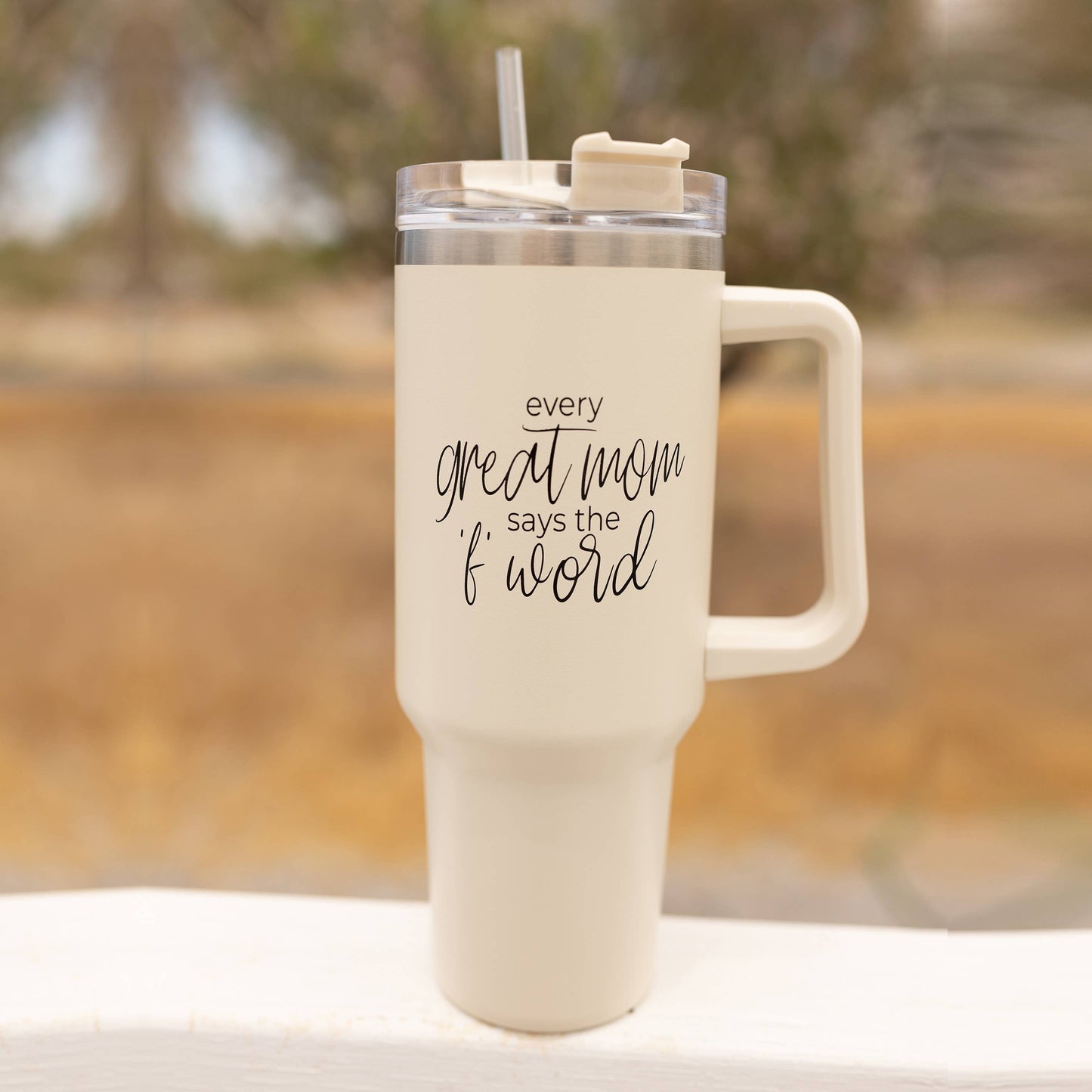Fall Mug With Lid, Sweater Weather 40oz Insulated Coffee Cup
