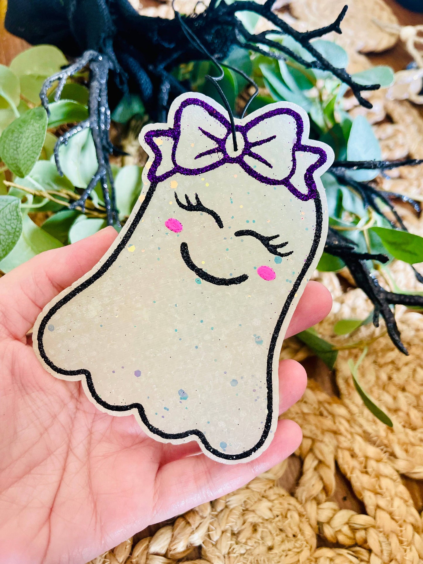 GLOW Ghost Car Freshie