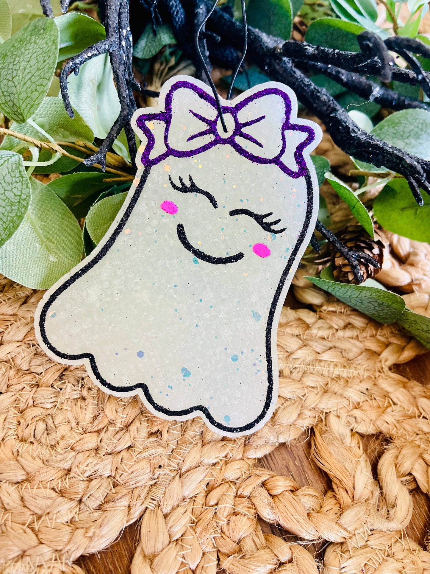 GLOW Ghost Car Freshie