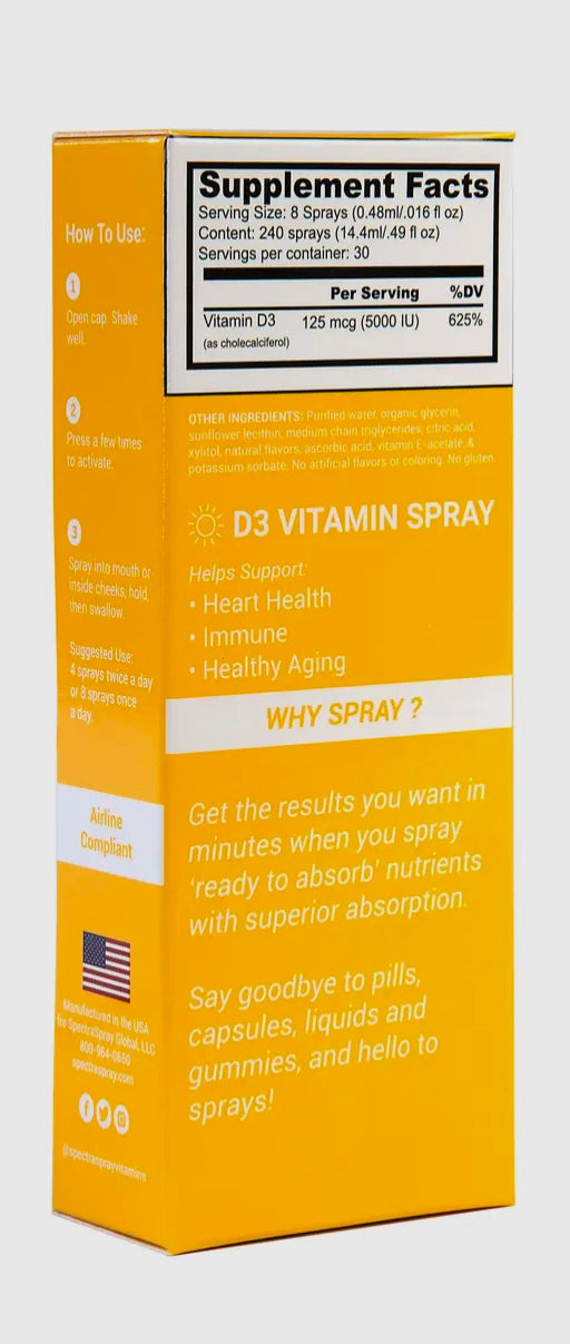 SpectraSpray Vitamin D3 Oral Spray