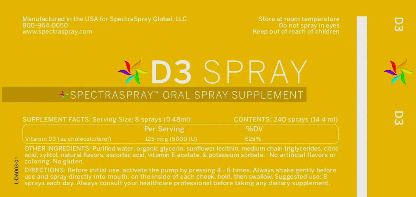 SpectraSpray Vitamin D3 Oral Spray
