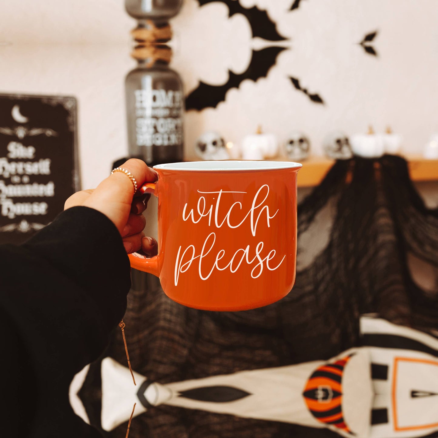 Neutral Fall Coffee Mug, Ceramic Cups for Autumn Home Accent