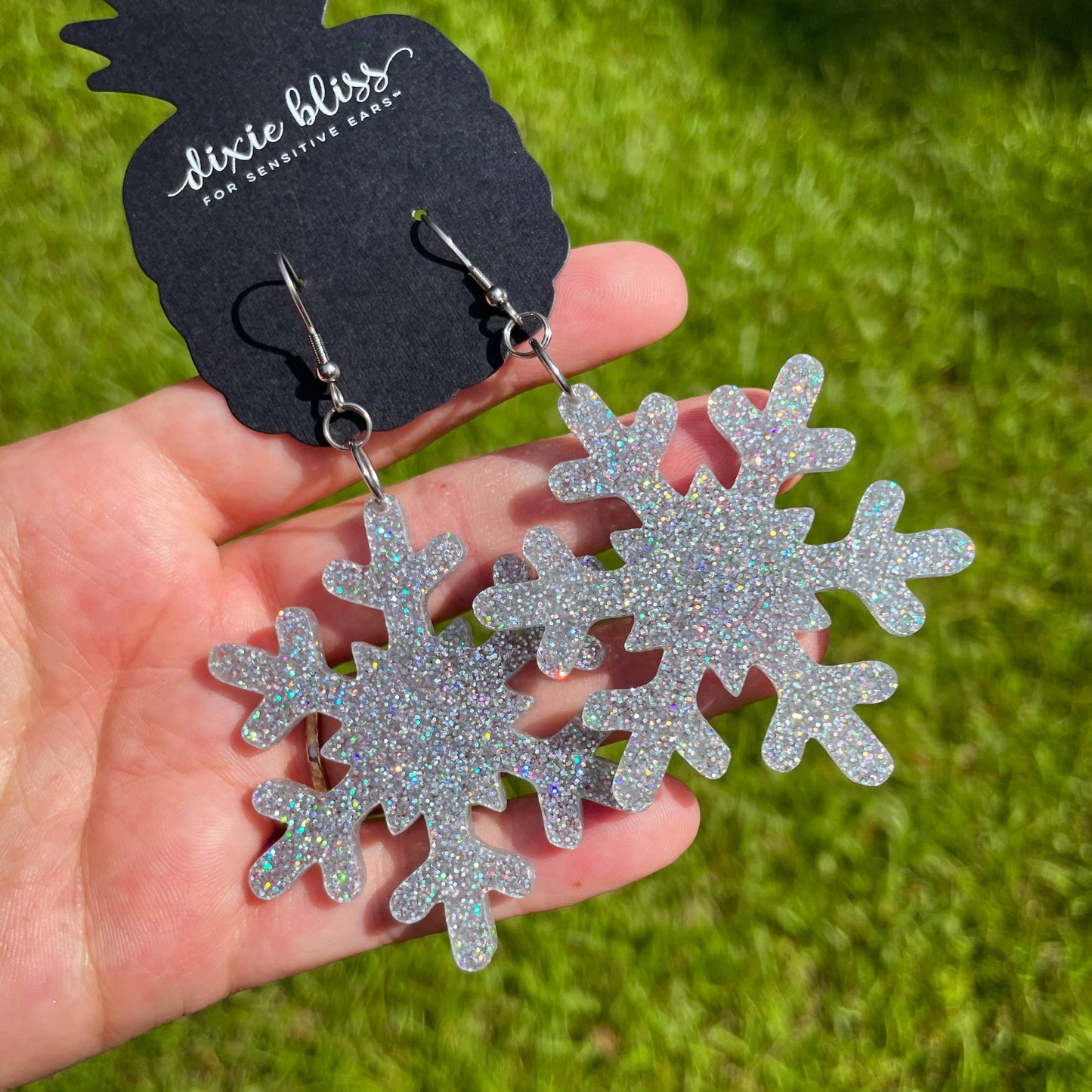 Snowflakes in Holo Silver