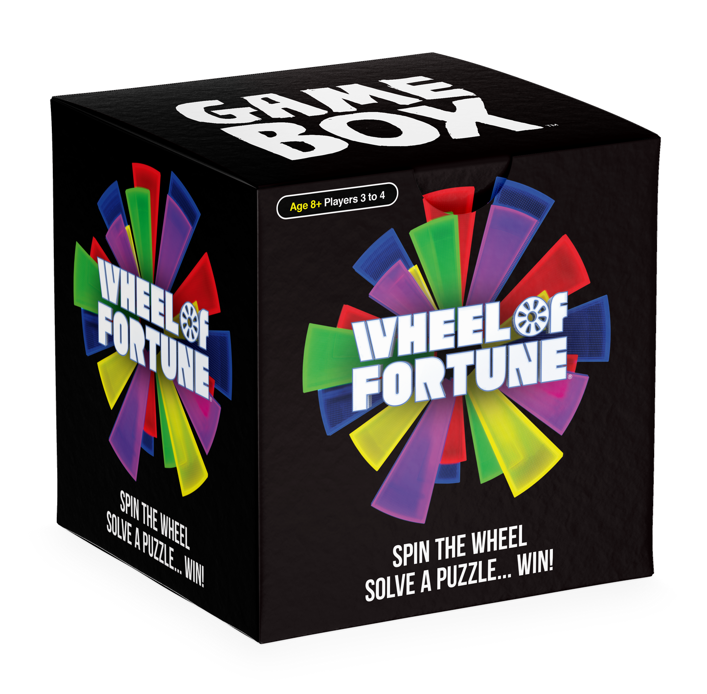 Wheel of Fortune Game Box Cube