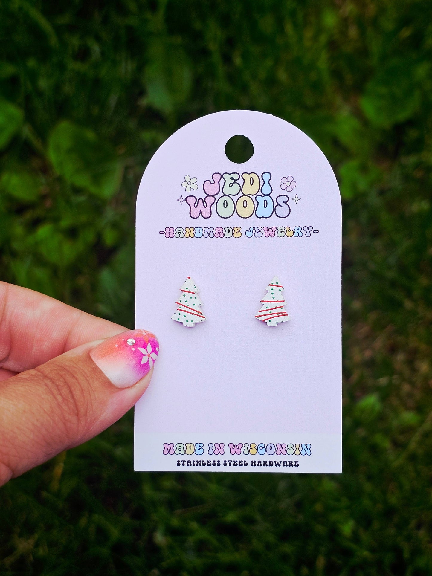 L. Debbie Xmas Cake Earrings  - Tiktok VIRAL Product!