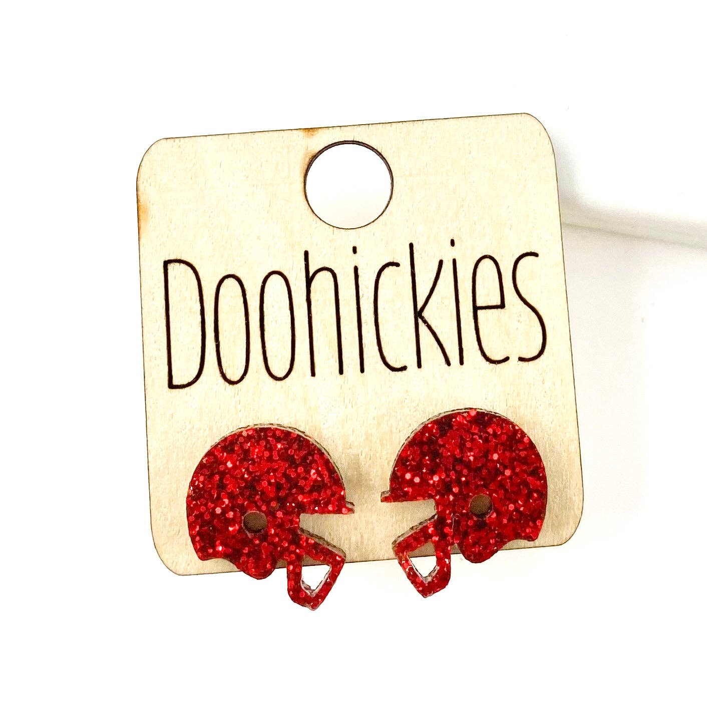 15mm School Spirit Helmet Studs - Custom Spirit Earrings