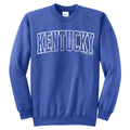 Kentucky BTS Arch Outline Sweatshirt - Heather Royal Color