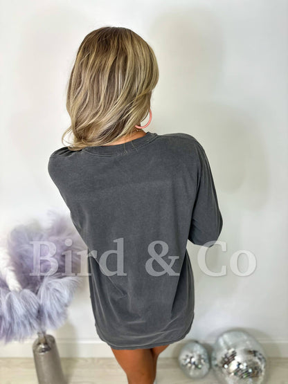 Pumpkin Spice Leopard Pepper Long Sleeve Graphic Tee