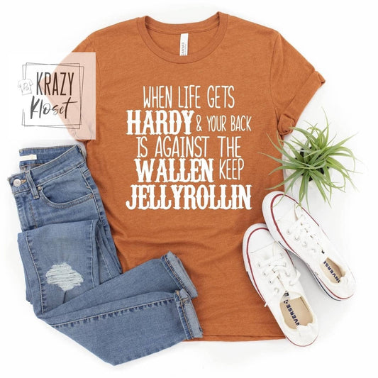 Hardy Screen Printed Women's T-Shirt