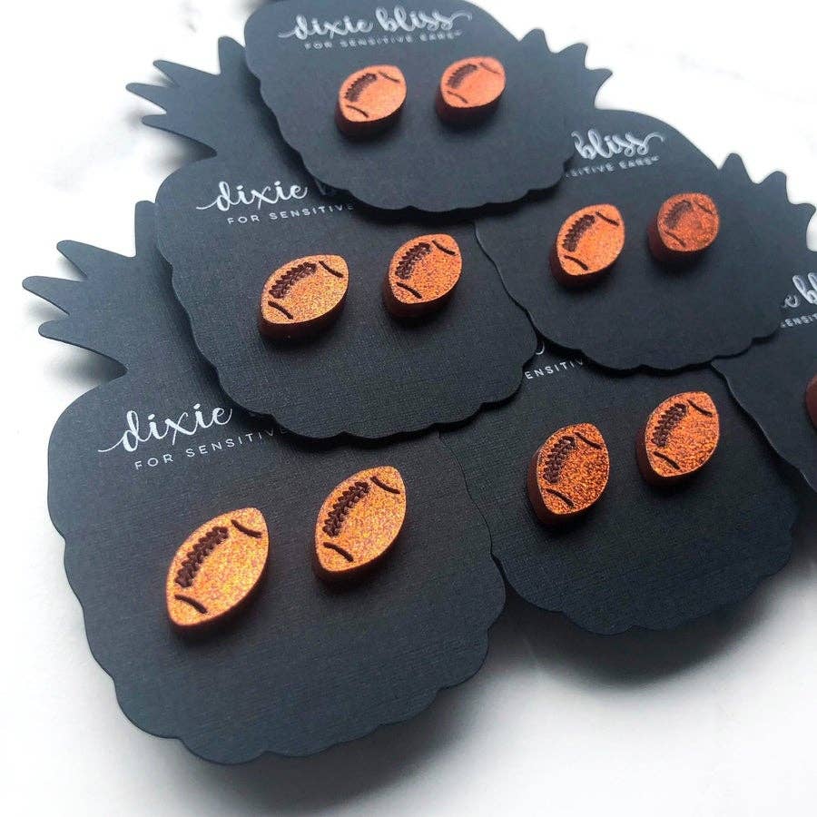 Football Sport Team Stud Earrings