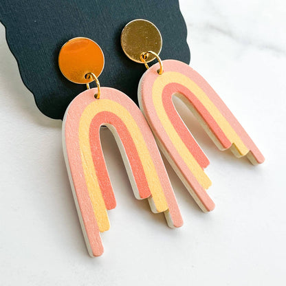 Peach Burst Rainbows