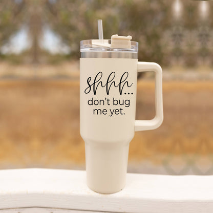 Fall Mug With Lid, Sweater Weather 40oz Insulated Coffee Cup