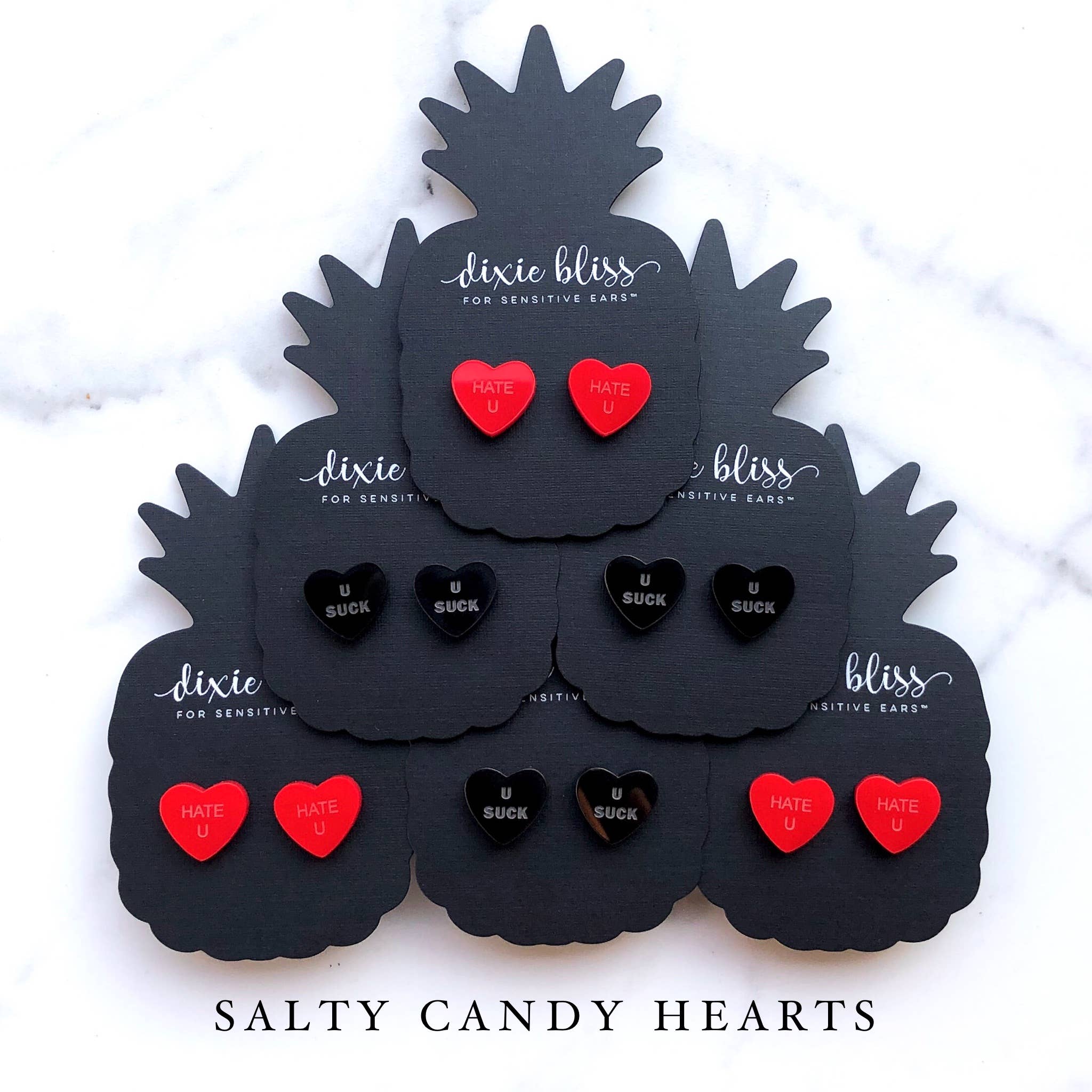 Valentines Candy Hearts - Salty Sayings