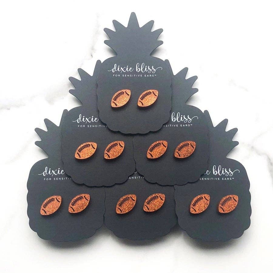 Football Sport Team Stud Earrings
