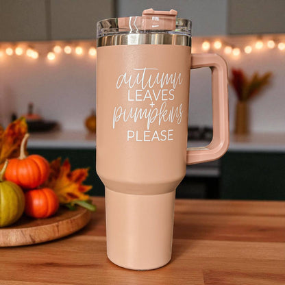Halloween Tumblers 40 oz, Hocus Pocus Coffee Mugs for Fall