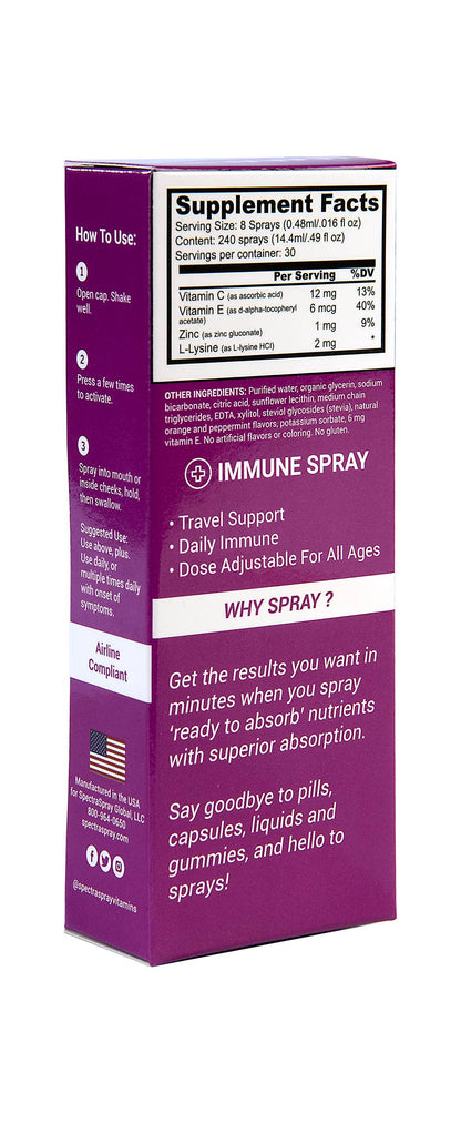 Immune Oral Spray Supplement