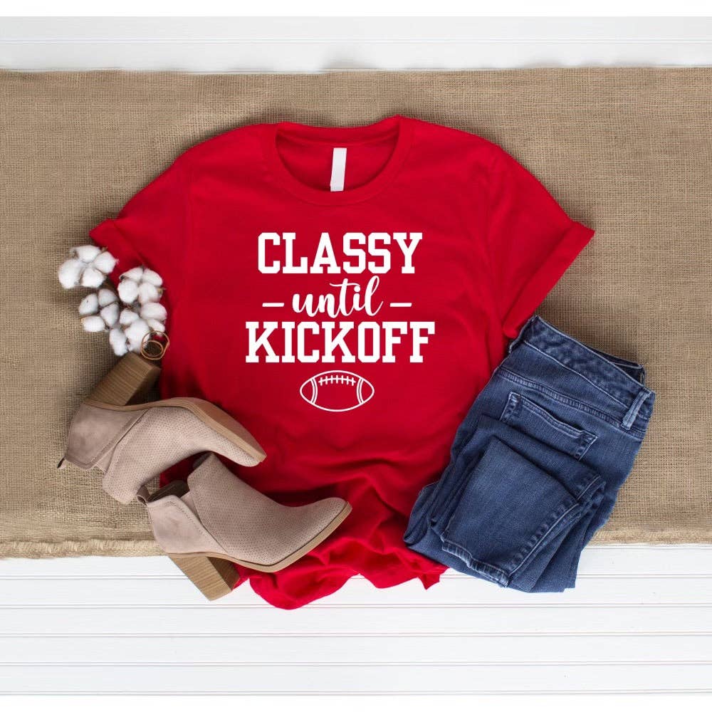 Classy until Kickoff Graphic Tee