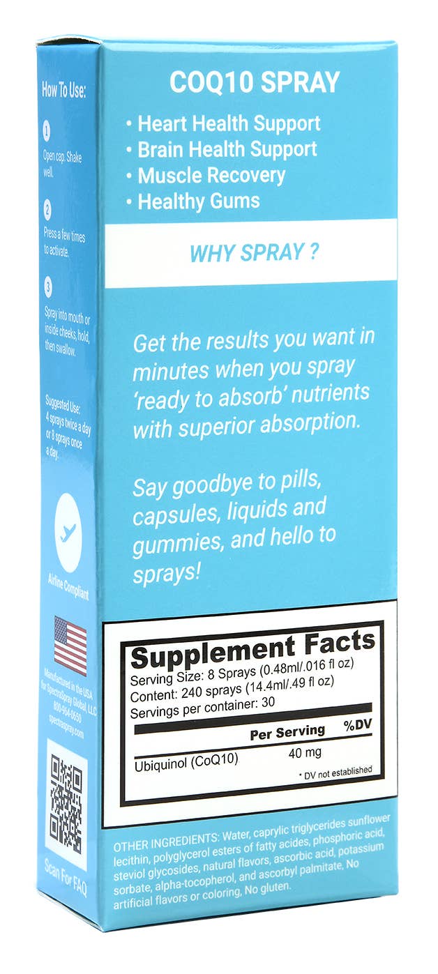 Coq10 Oral Spray Supplement