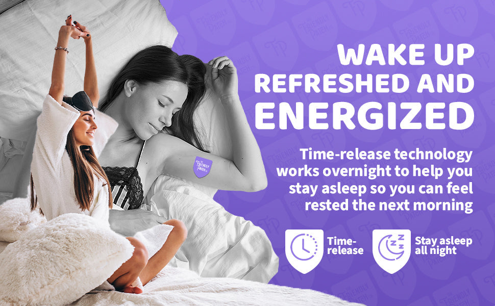 Snooze Melatonin Sleep Patches  - Travel 8 Pack