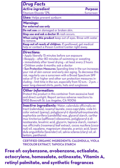 Calendula™ Broad Spectrum SPF 30+ Sunscreen