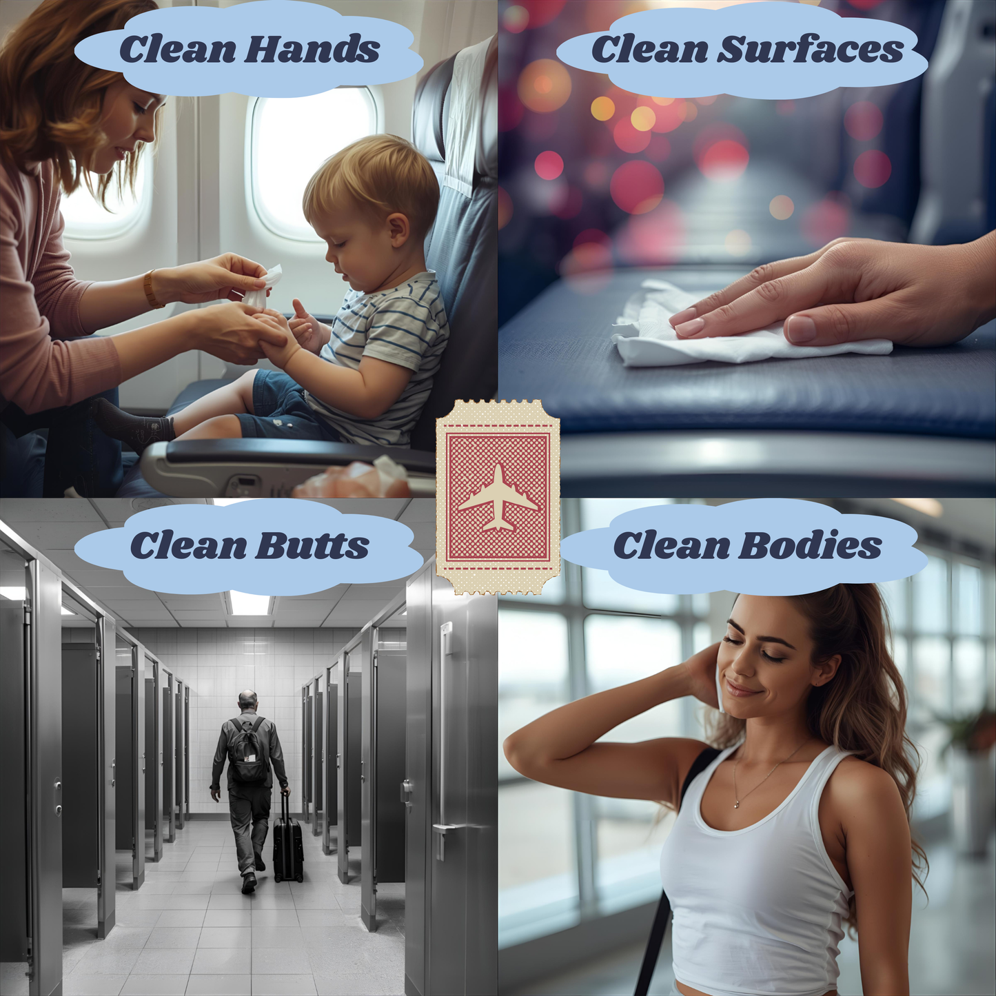 CLEANED FOR DEPARTURE KIT