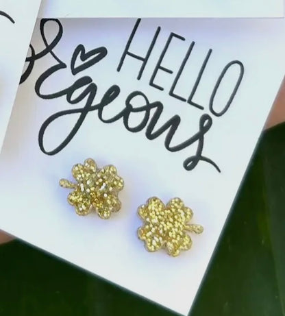 ☘️ Shamrock Small Stud Earring Sets