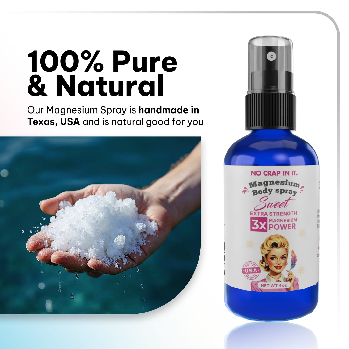 Magnesium Spray for Body Odor