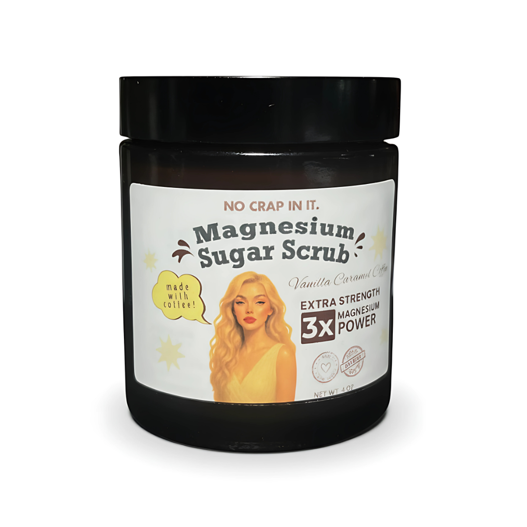 Magnesium Sugar Scrub - Vanilla Caramel Coffee