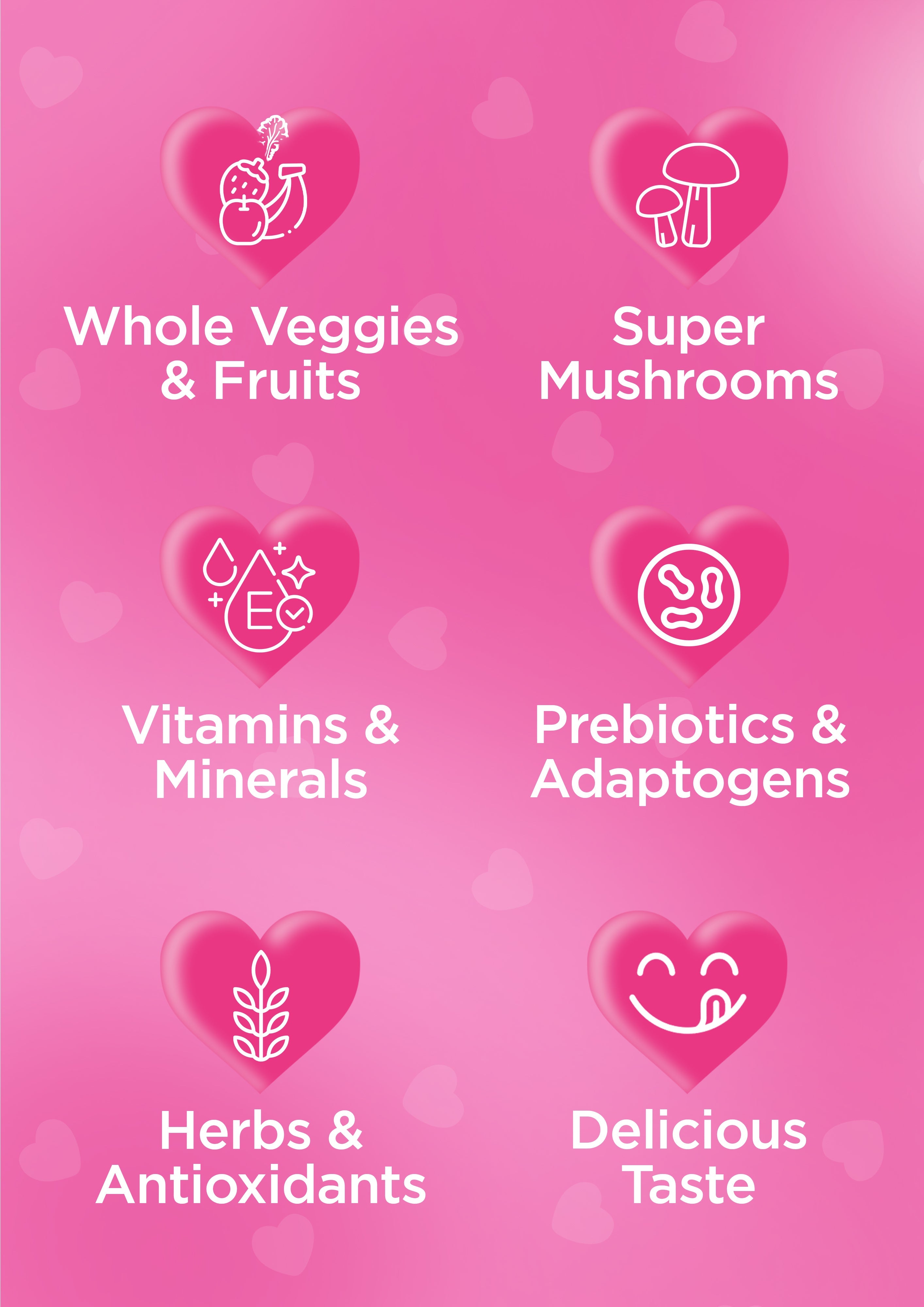 It Girl Snack - Superfoods Greens Gummies in Pink Starburst Flavor