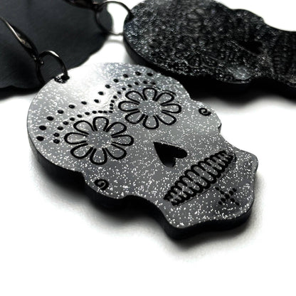 Sugar Skull Mary in Black