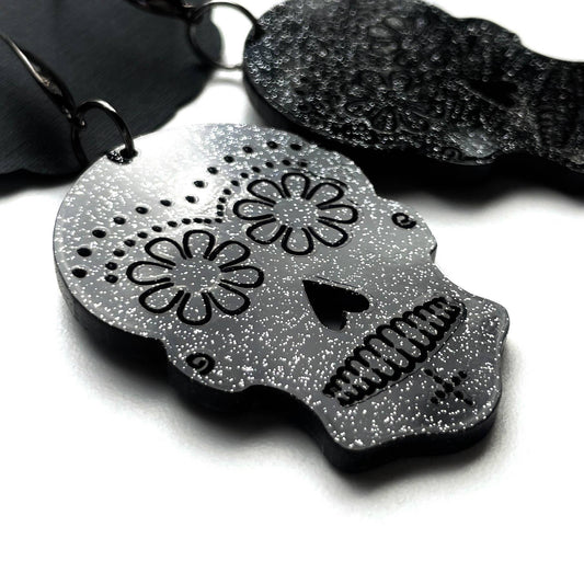 Sugar Skull Mary in Black