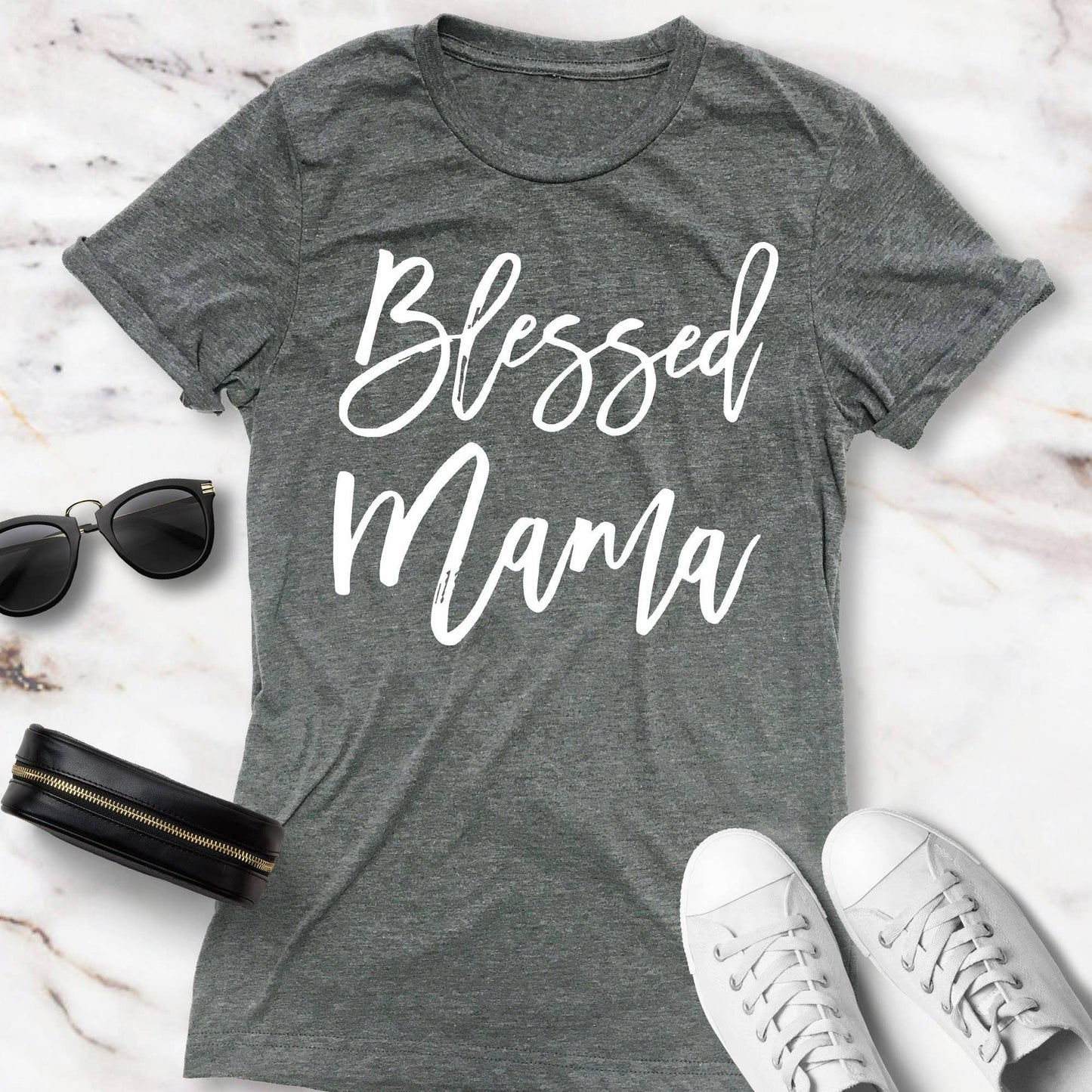 Blessed Mama Mother's Day T-Shirt, Mom Gift
