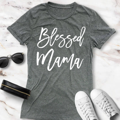 Blessed Mama Mother's Day T-Shirt, Mom Gift