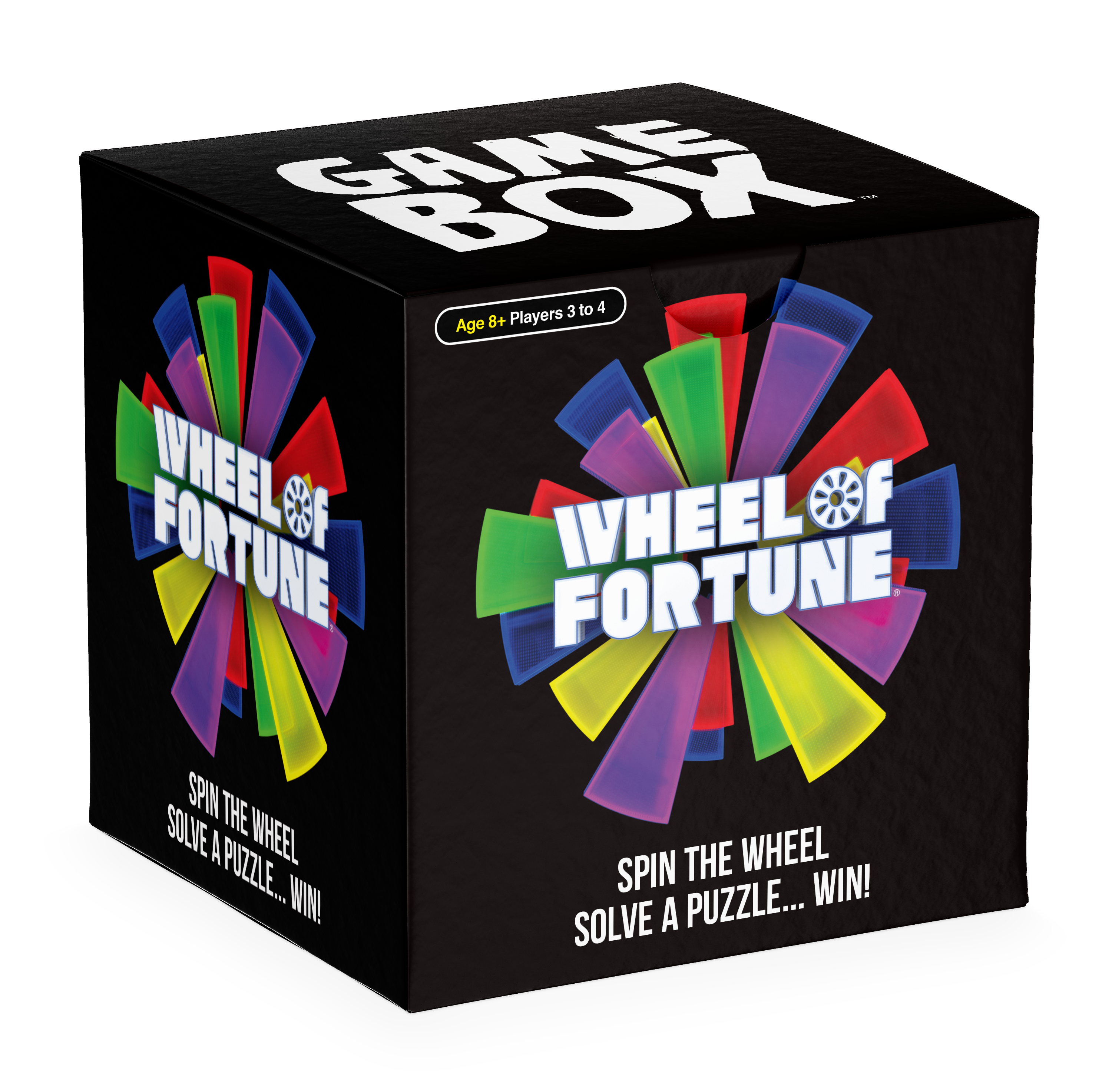 Wheel of Fortune Game Box Cube
