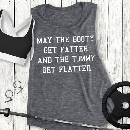Booty Fatter Tummy Flatter Workout Tank Top - Pick Style
