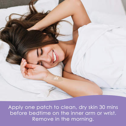 Snooze Melatonin Sleep Patches  - Travel 8 Pack